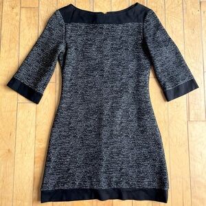 ❤️Le Chateau Black and Gray 3/4 Sleeve Dress or Tunic Size Medium